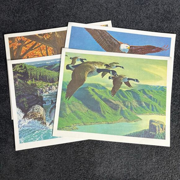 Weyerhaeuser Vintage Advertisement Prints S/4 - Stan Galli - Pacific Northwest